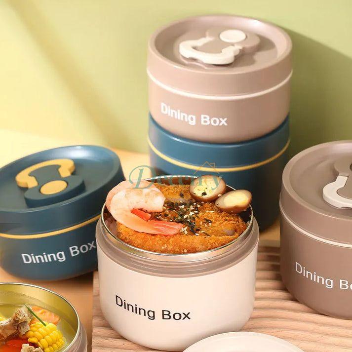 Single Layer Warm Heart Lunch Box
