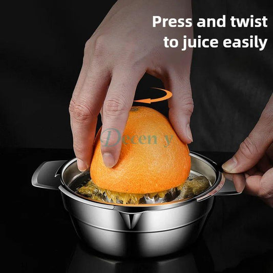 Stainless Steel Manual Citrus Juicer Press