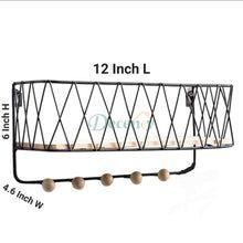 Criss-Cross Wall Utility Shelf - Decency