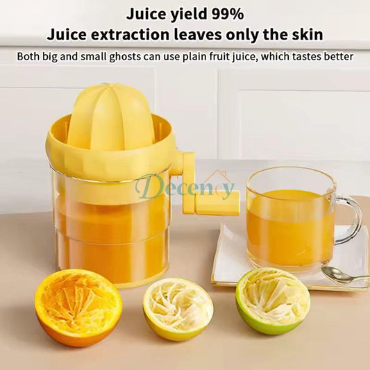 Manual Citrus Juicer – Easy Hand Press Lemon & Orange Squeezer