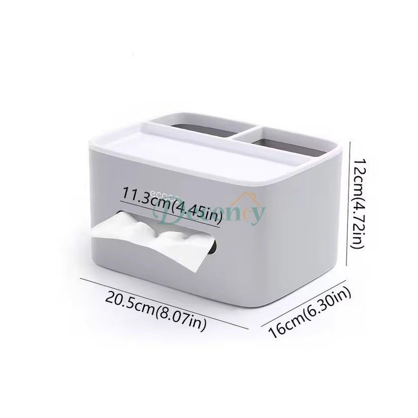 Ecoco Tissue Box – Nordic Style Waterproof 2-Compartment Holder