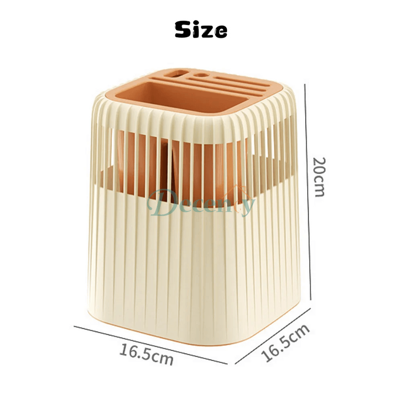 Multifunctional Kitchen Knife Rack – Drainage Cutlery Holder & Utensil Organizer