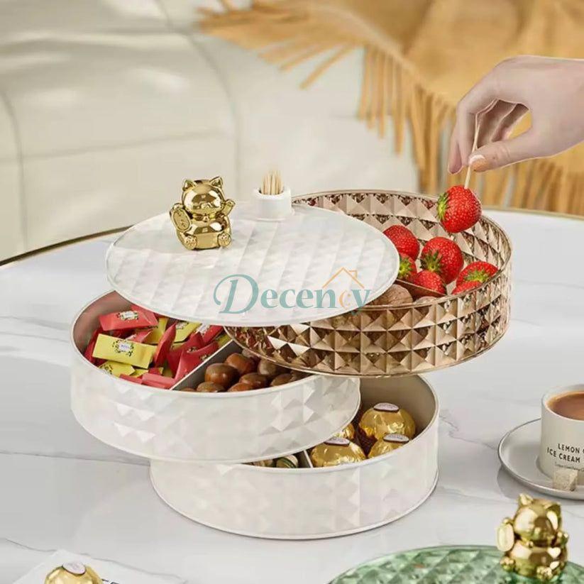 Rotatable Dustproof Jewelry Organizer