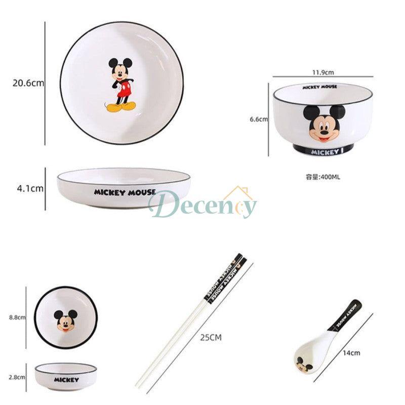 DISNEY Mickey & Friends Dinnerware Set – 6 Pieces