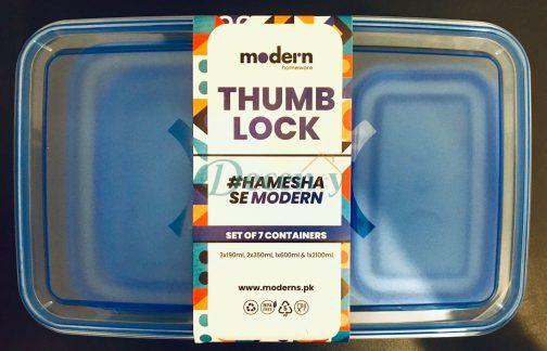 Thumb Lock Storage Box – 7 Pcs Set