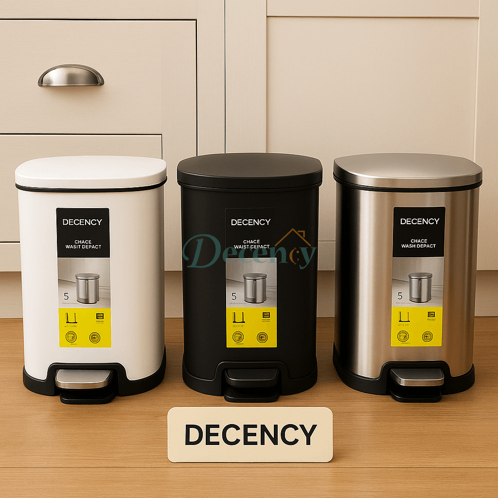 PrimeStep Stainless Steel Dustbin – Pedal & Hydraulic Cover