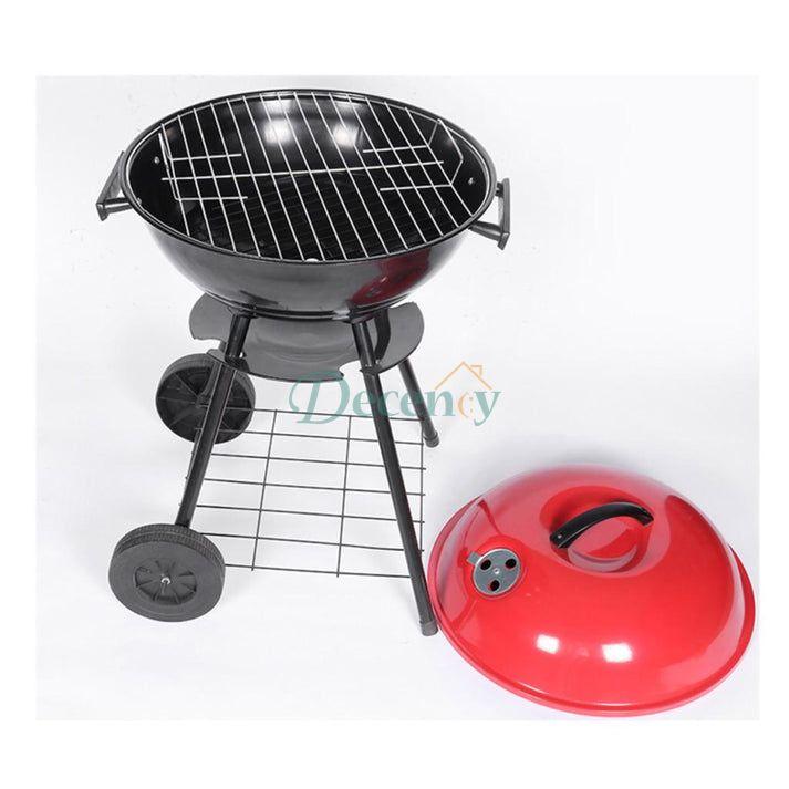Portable Bbq Grill With Tyres - Decency