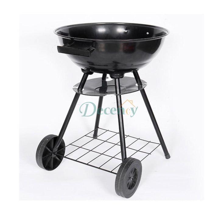 Portable Bbq Grill With Tyres - Decency