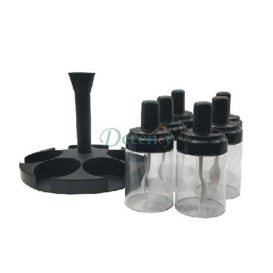 6 Pcs Revolving Spice Jar