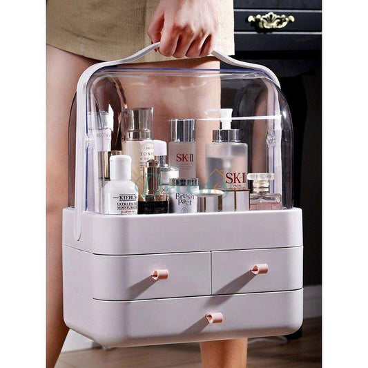 Portable Cosmetic Box 3 Layers Drawer Makeup Tools Organizer - Decency