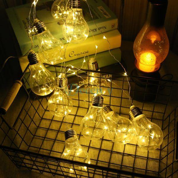 Bulb String Lights with Fairy Lights - Decency