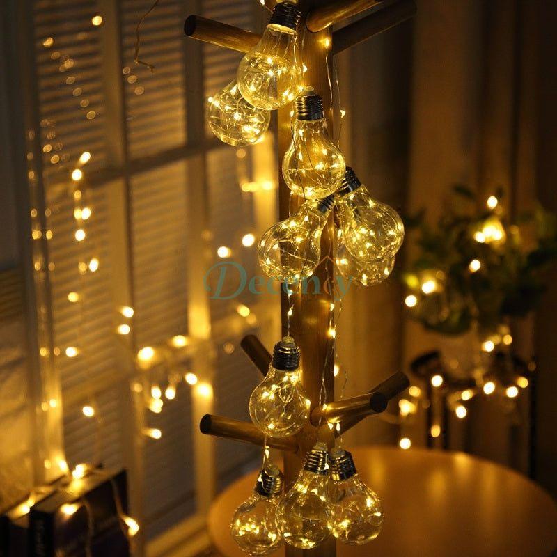 Bulb String Lights with Fairy Lights - Decency