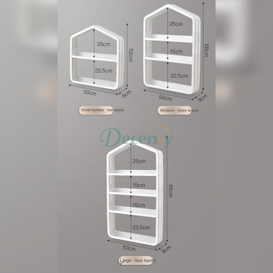 Bathroom Storage Rack Without Punching Cosmetic Wall-Mounted Storage Rack - Decency