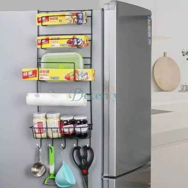 Multipurpose Refrigerator Side Storage Rack