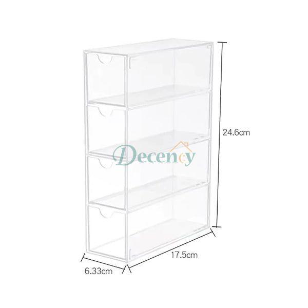 4 Layer Acrylic Glasses organizer