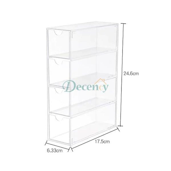 4 Layer Acrylic Glasses organizer