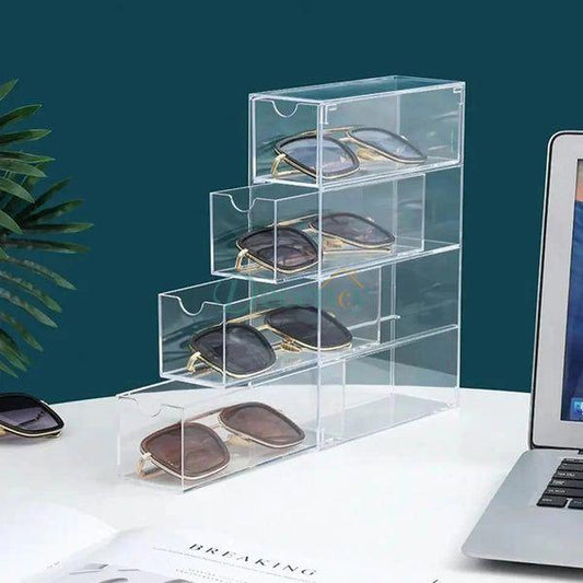4 Layer Acrylic Glasses organizer