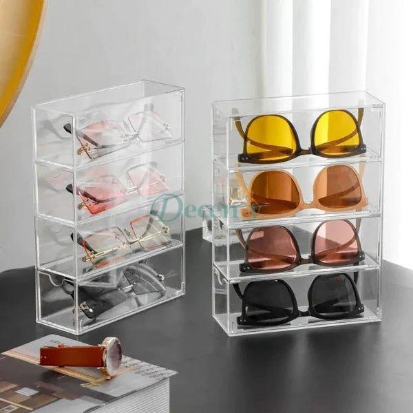 4 Layer Acrylic Glasses organizer