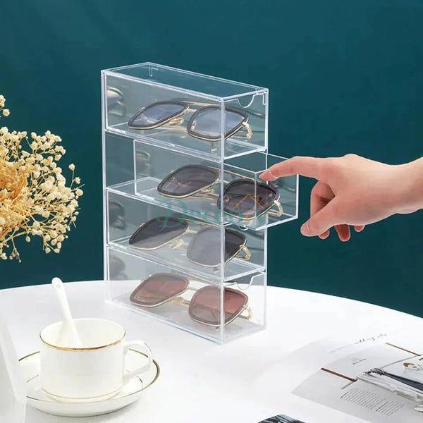 4 Layer Acrylic Glasses organizer
