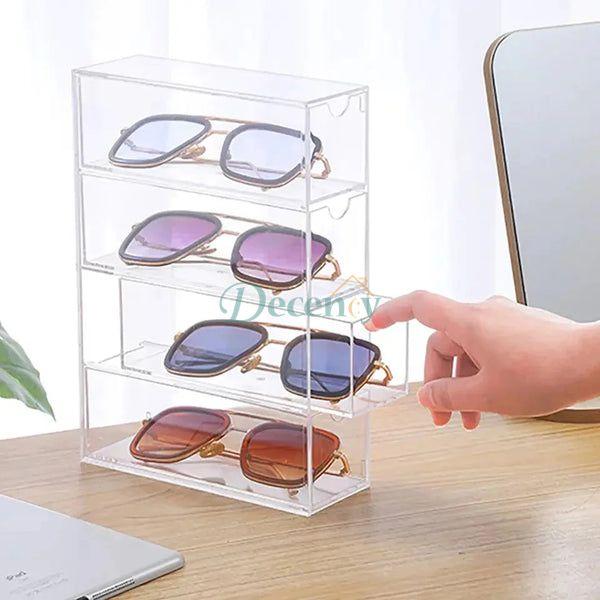 4 Layer Acrylic Glasses organizer