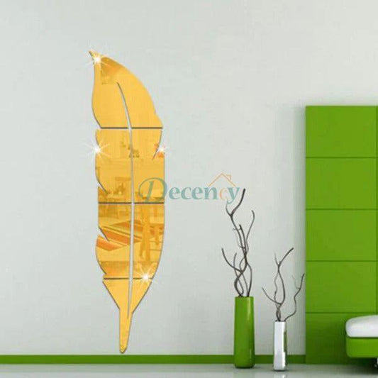 3D Acrylic Decor Mirror Wall Sticker for Dining Room Wall Decor - Decency