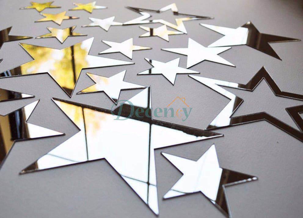 3D Acrylic Decor Mirror Wall Sticker for Dining Room Wall Decor - Decency