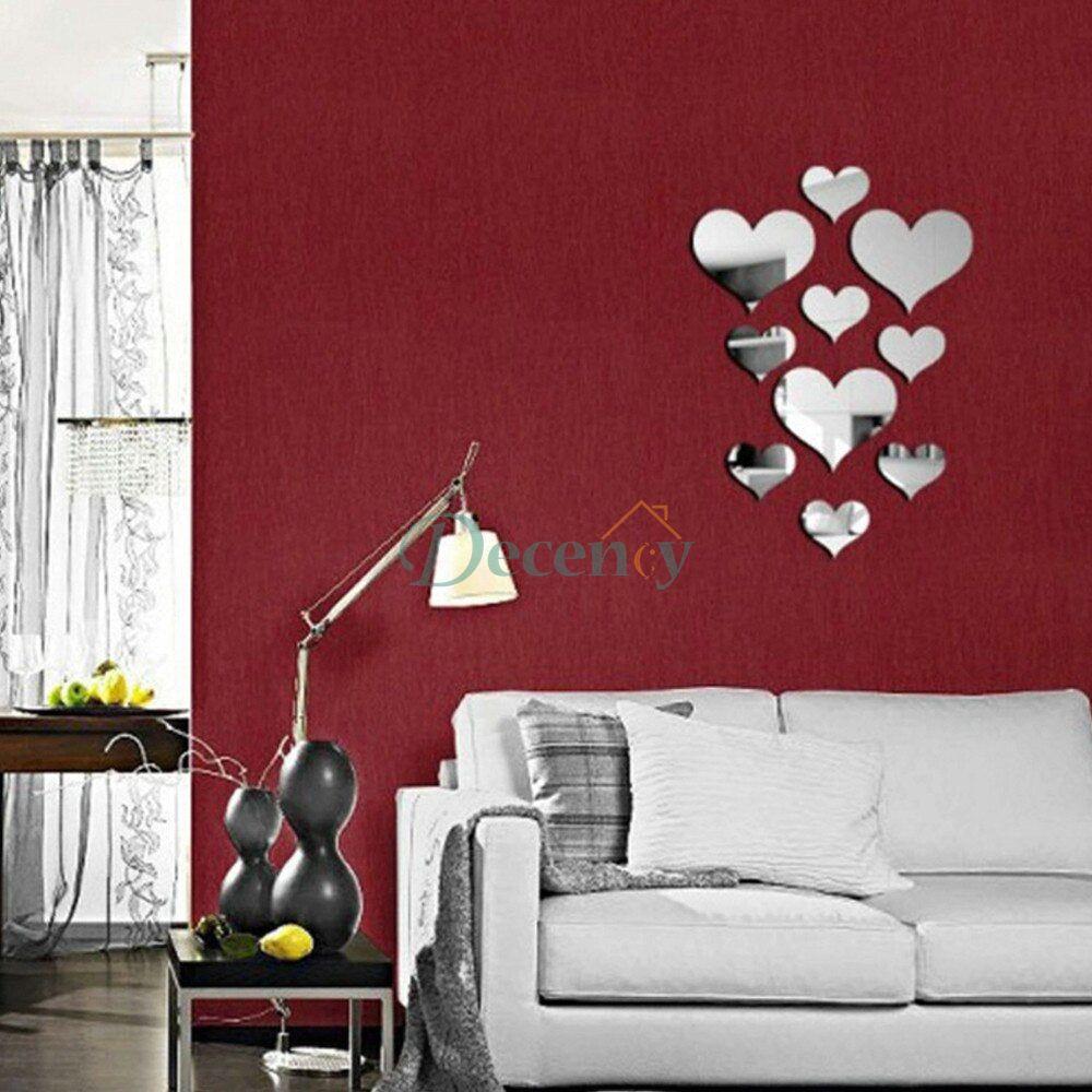 3D Acrylic Decor Mirror Wall Sticker for Dining Room Wall Decor - Decency