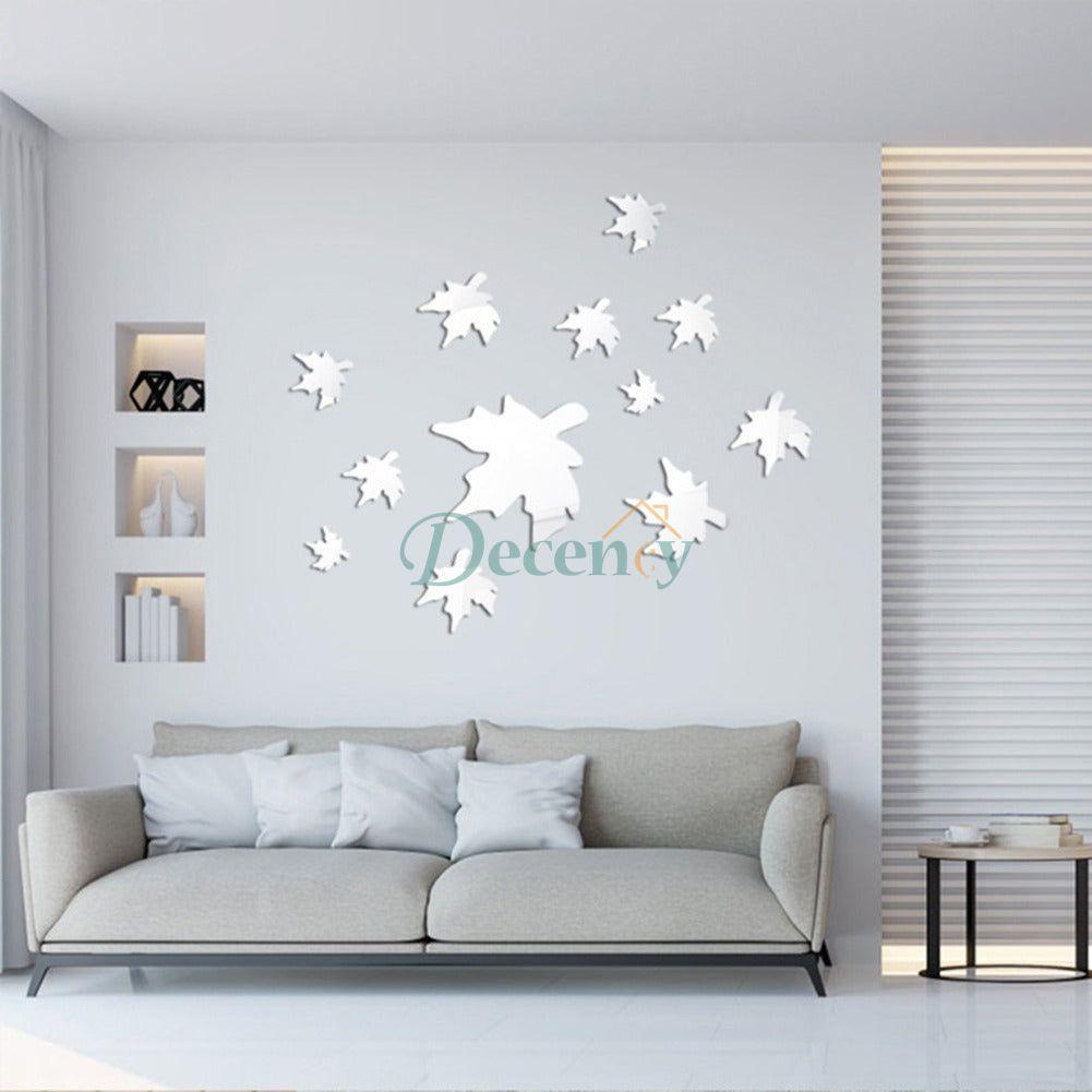 3D Acrylic Decor Mirror Wall Sticker for Dining Room Wall Decor - Decency