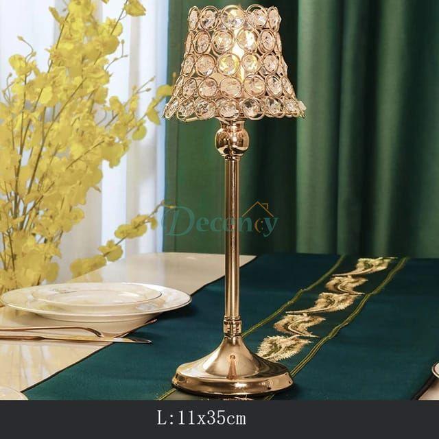 Crystal Lamp Style Candle Stand - Decency