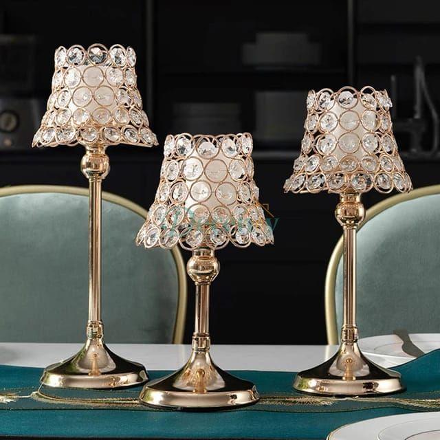 Crystal Lamp Style Candle Stand - Decency
