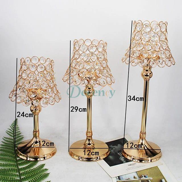 Crystal Lamp Style Candle Stand - Decency