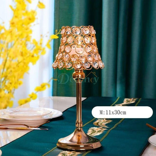 Crystal Lamp Style Candle Stand - Decency