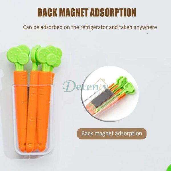 5pcs Carrot Sealing Clips