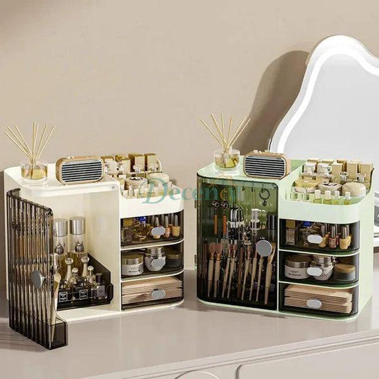 Multi-Compartment Cosmetic Organizer