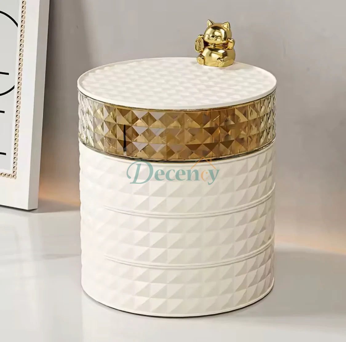 Rotatable Dustproof Jewelry Organizer