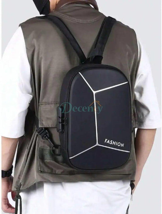 Shoulder Chest Crossbody Bag – USB Charging, Anti-Theft, Waterproof & Reflective