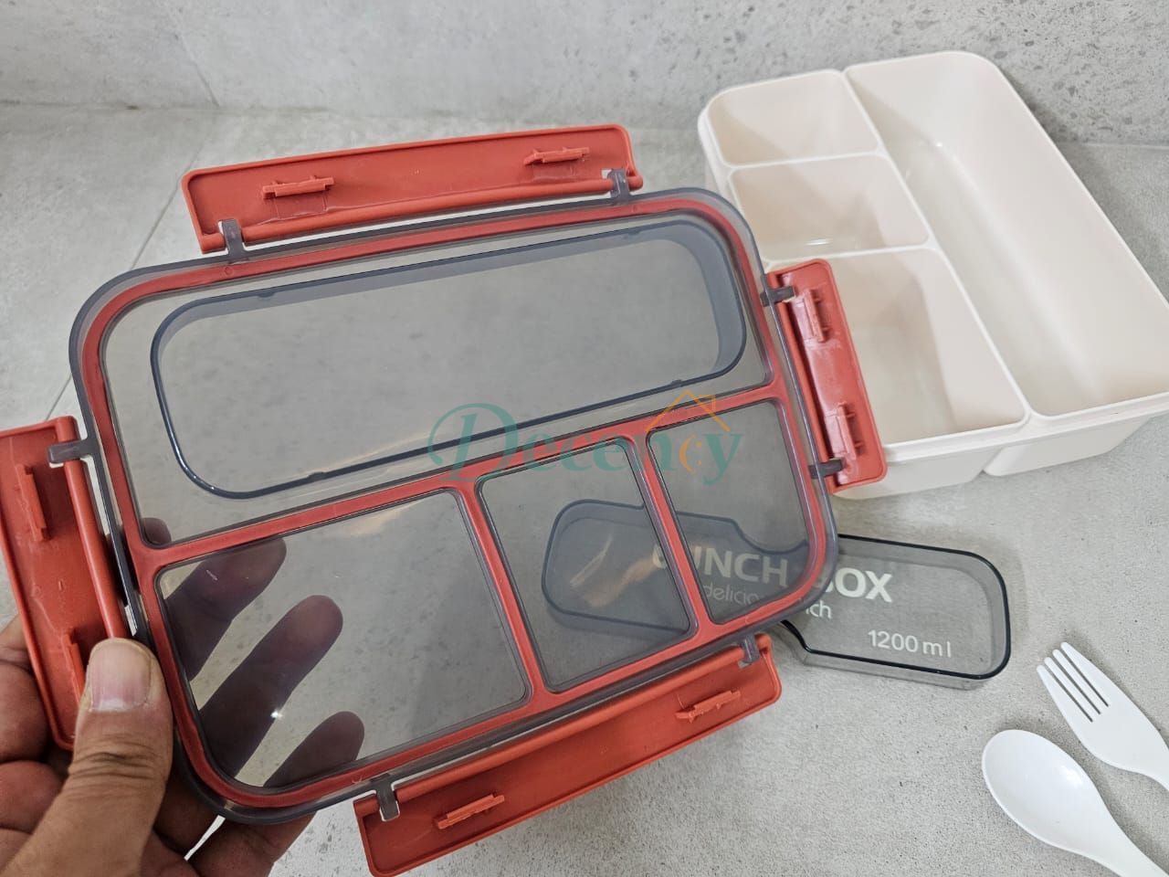 Delicious Plastic Lunch Box (1200ML)