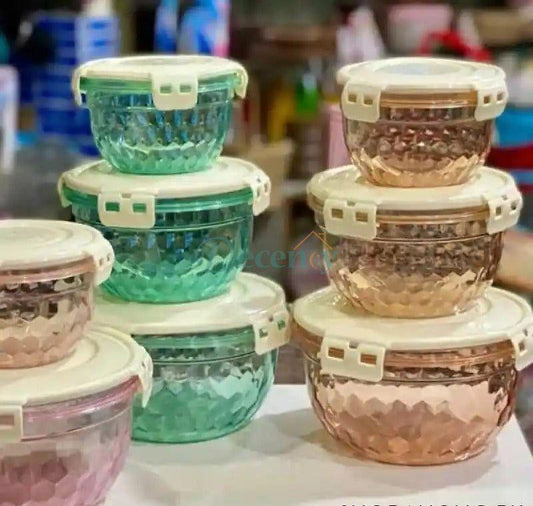 3 Pcs Air Tight Food Boxes