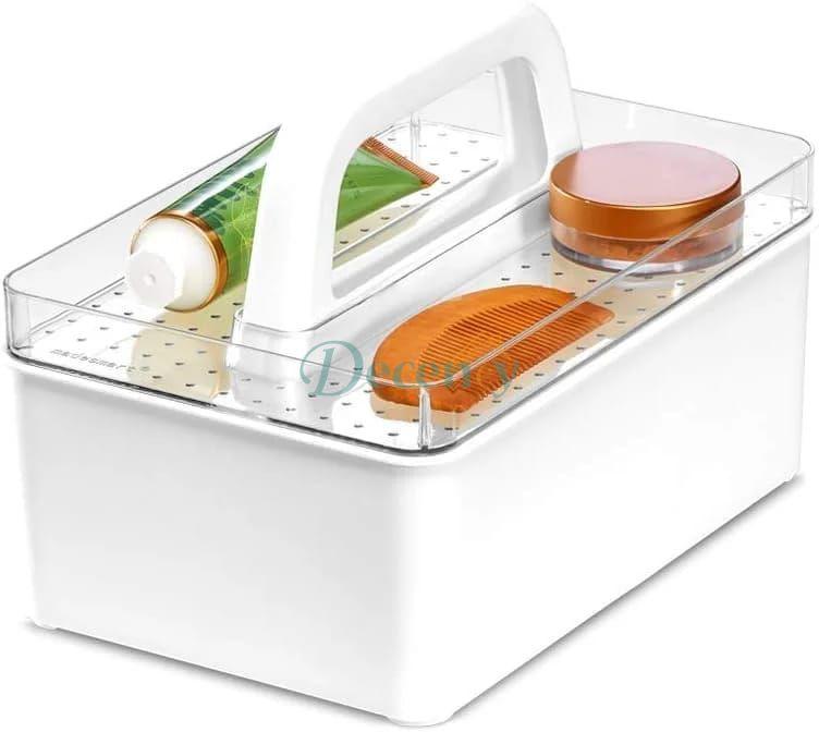 Refrigerator Storage Box With Draining Plate