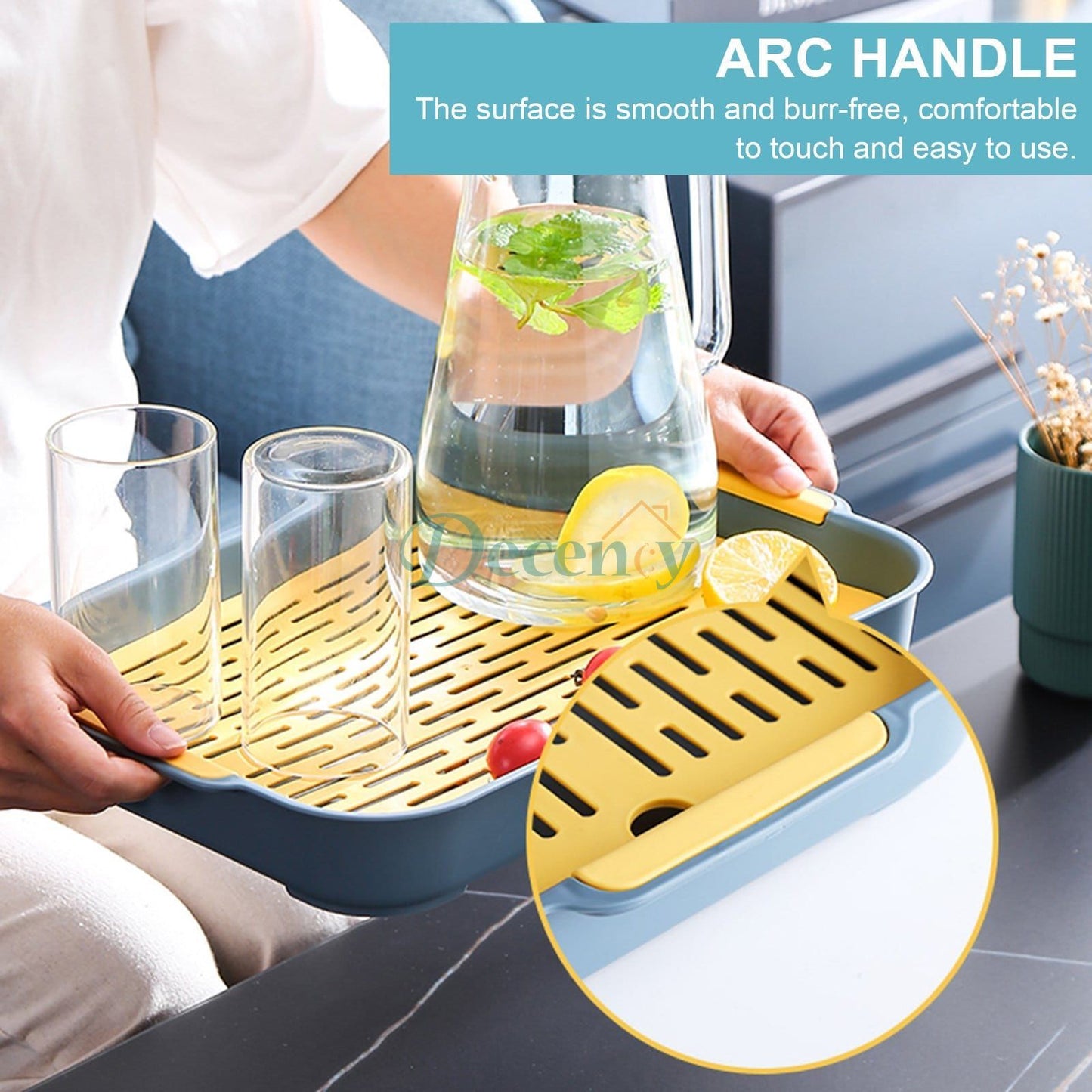 Double-layer Storage Dish Drain Tray