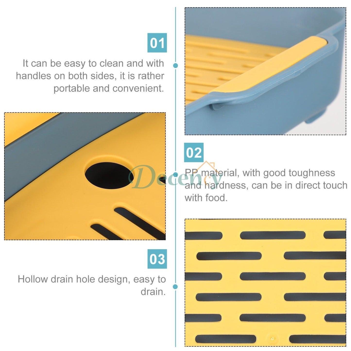 Double-layer Storage Dish Drain Tray