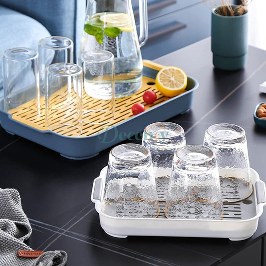 Double-layer Storage Dish Drain Tray