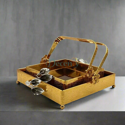 2 PCS Elegant Serving Platter Set ( 2 )