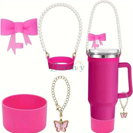 4Pcs Stanley Tumbler Accessories Set Essential Add-Ons to Enhance Your Stanley Tumbler Experience