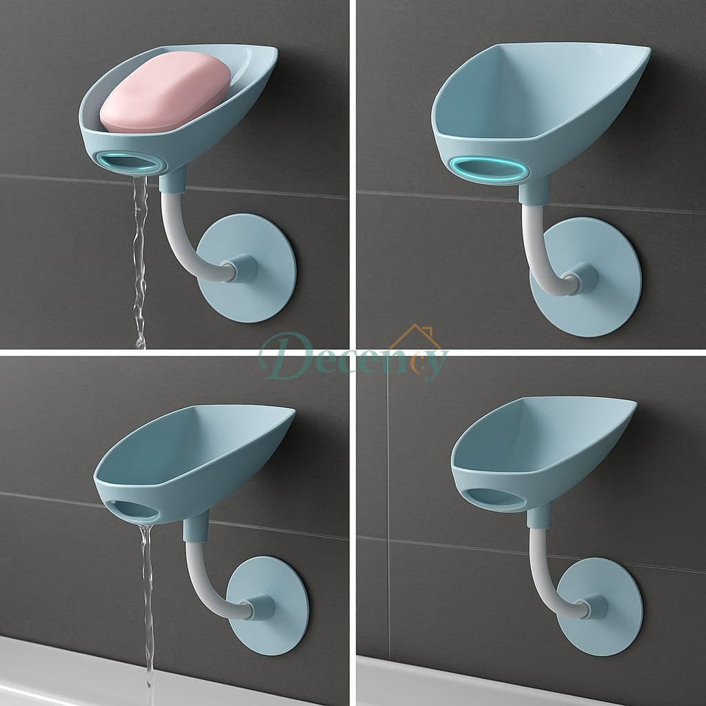 Wall-Mounted Shell-Shaped Soap Dish Holder