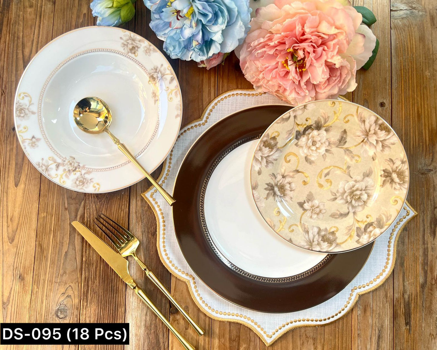 DS-095 18 PCS PLATE SET