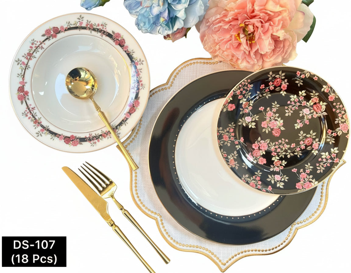 DS-107 18 PCS PLATE SET