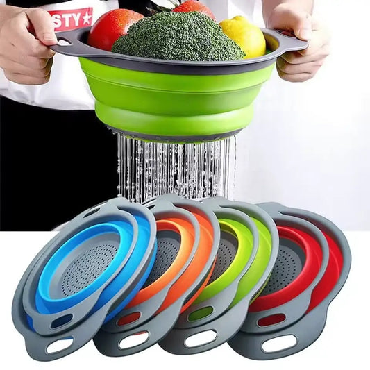 Foldable Silicone Drain Basket