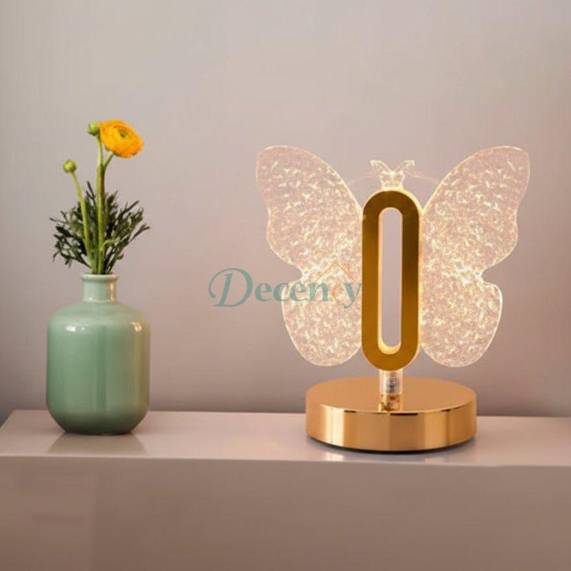 BUTTERFLY LED RECHARGEABLE TABLE LAMP