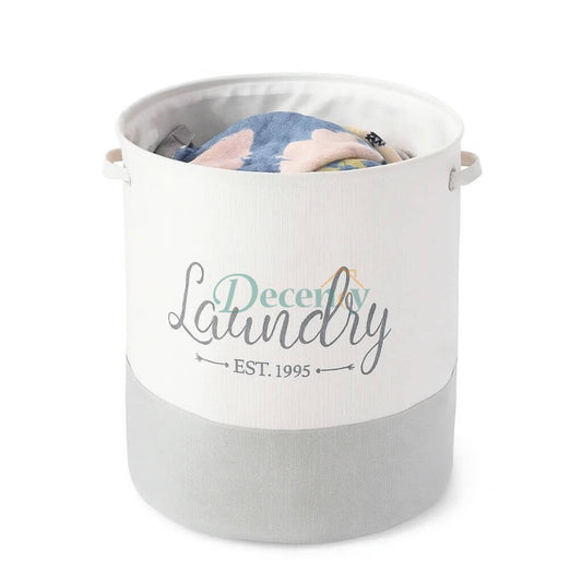 Multi-Functional Foldable Thick Fabric Laundry Basket – 35×40cm Storage Organizer
